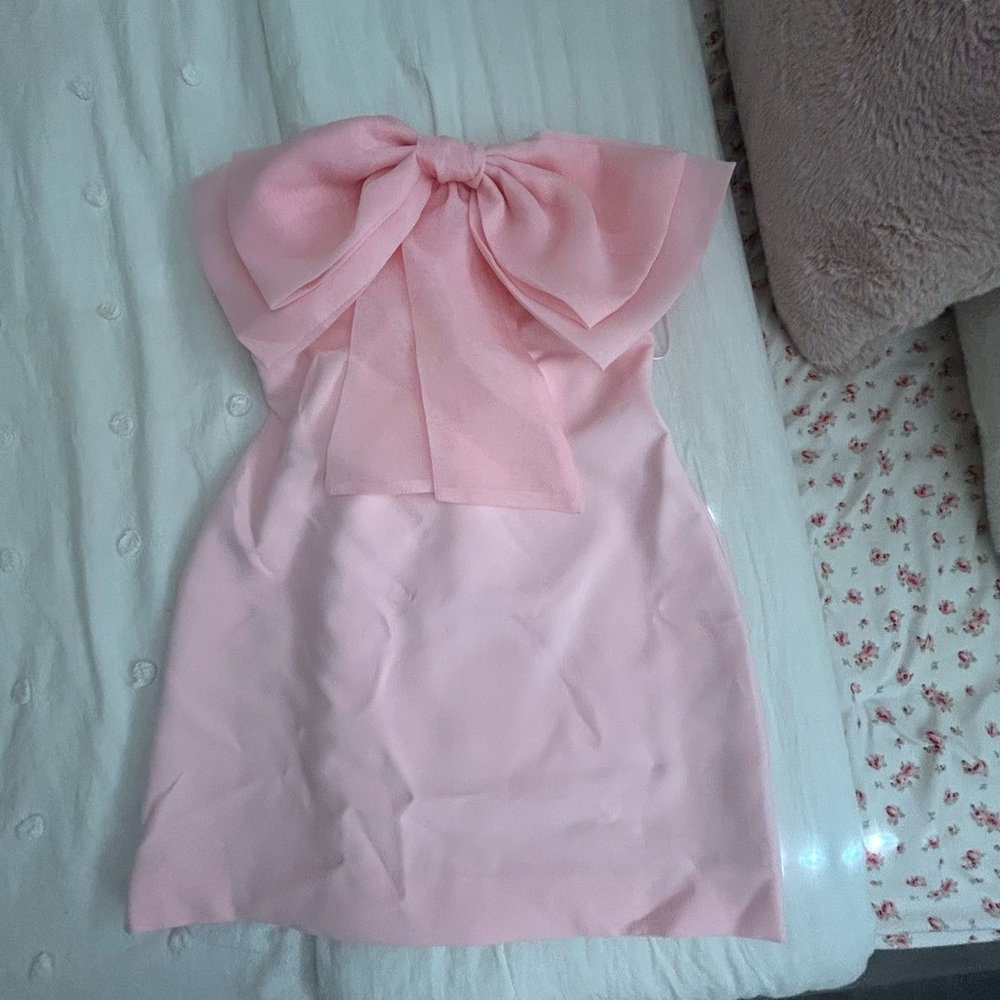 Likely Strapless Pink Dress (only sold through Poshmark, do not send #s) - Picture 2 of 8